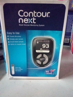 Contour Next Blood Glucose Monitoring System - Exp:5/25 Damaged Box 