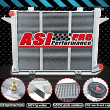 4 Row Radiator Aluminum For 1991-1993 Dodge D250 D350 W250 W350 Cummins 5.9L