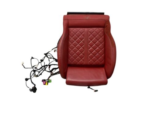2018-2021 AUDI SQ5 FRONT RIGHT PASSENGER LOWER SEAT CUSHION RED W/O VENTILATION