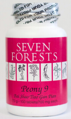 Seven Forests - Peony 9 Tablets / Bai Shao Tiao Gan Pian, 100 Tablets