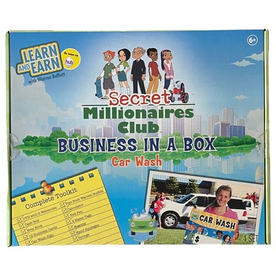 Secret Millionaires Club Business in a Box Car Wash Playset