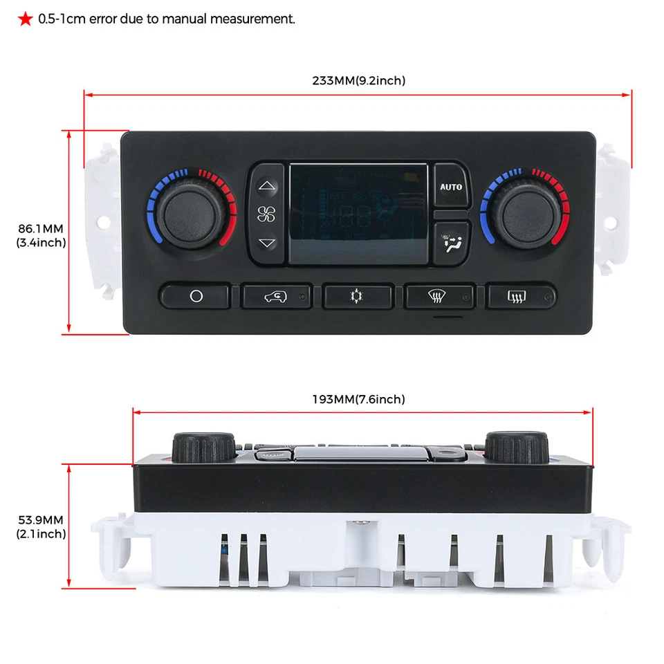 AC Heater Climate Control Module 599-009 For Chevy GMC Improved Design 03-07 - Image 2 of 4