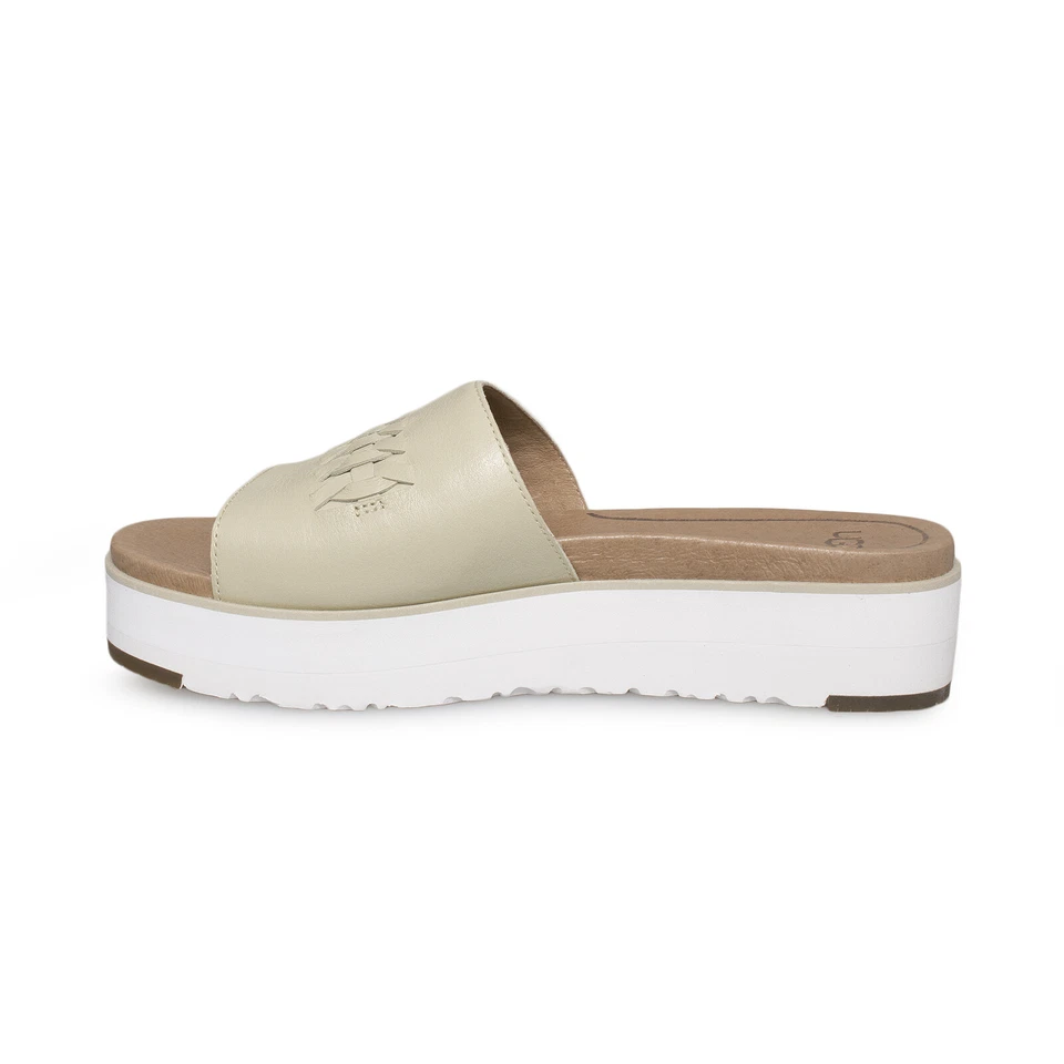 UGG DELANEY WHITE SLIDE SHEEPSKIN WOMEN`S SANDALS SIZE US 9.5/UK 8/EU 40.5 NEW - Image 4 of 4