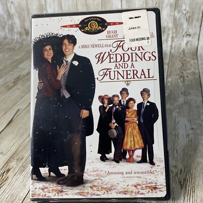 Four Weddings and a Funeral (DVD, 1999 Full Screen) New Factory Sealed