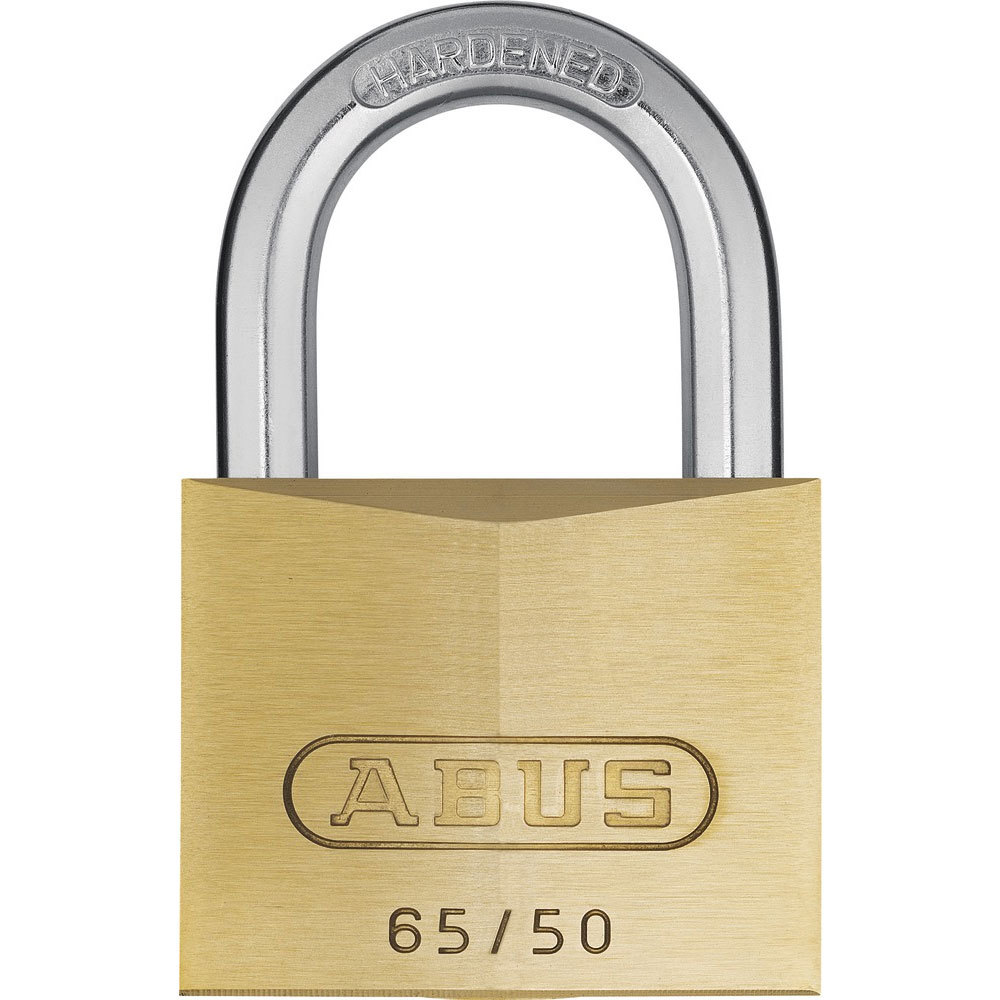 Abus 65/50mm Brass Padlock KA 6512 (65-50-KA)