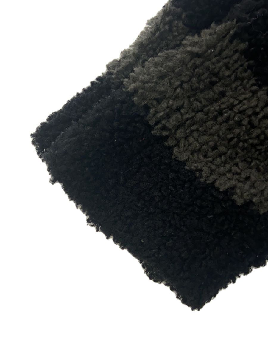 LAD MUSICIAN SHAGGY BORDER PULLOVER 44 WOOL Black 2216-031 LAD MUSICIAN SHAGGY BORDER PULLOVER 44 WOOL Black 2216-031