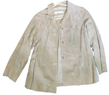 Vintage Valerie Stevens Y2K 100 Leather Silky Suede Size Large Jacket