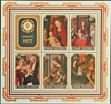 Cook Islands 1977 - Christmas - Miniature Sheet - MNH