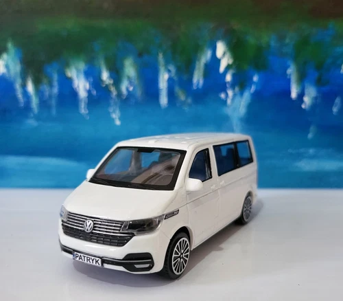 VW T6.1 Transporter Ras Van 1:43 Modèle - Personnalisé Assiettes - Cadeau
