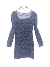 Navey Blue White Heart Dessing Shien Size 8 Dress