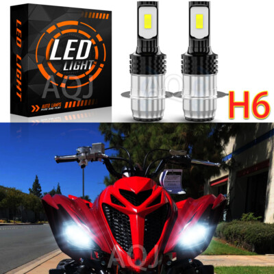 Foco Led Raptor 700 2PCS For Yamaha Raptor 350 660R 700 700R LED Headlight Bulb Kit YFM350R ...