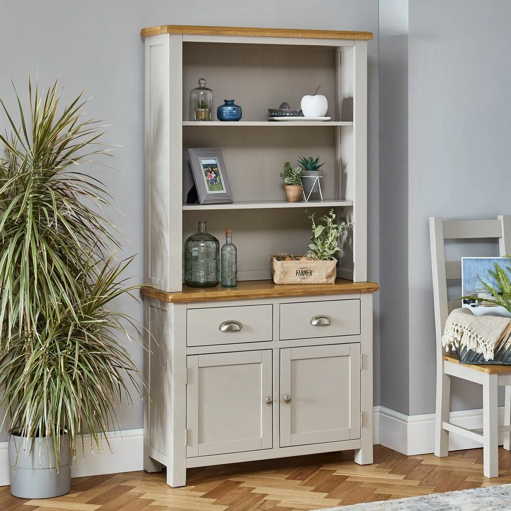 Cotswold Grey Painted Medium Sideboard with Dresser Top CG25