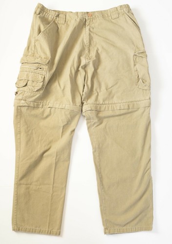 32 Convertible Shorts Pant Khaki Red 