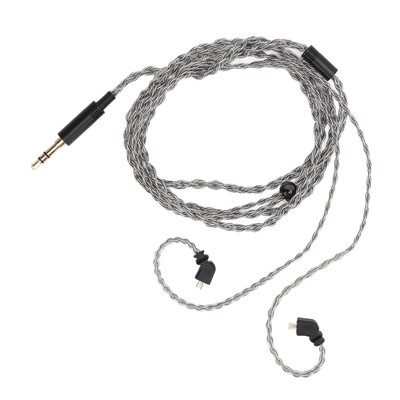 Earphone Cable Replacement 1.2m Silver Plated Copper 3.5mm To 2 Pin 0.78mm P Kit