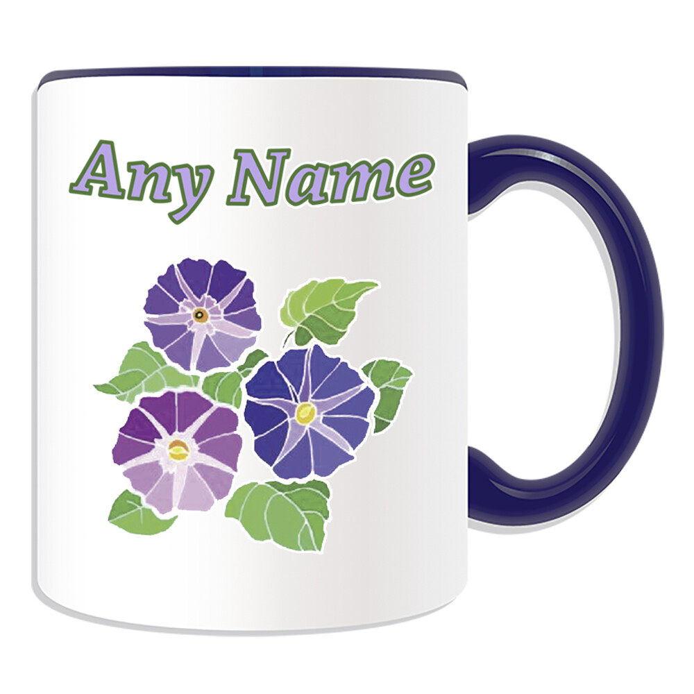 Personalisiertes Geschenk Morning Glory Farbe Tasse Geburtstag Weihnachten Name Text Her