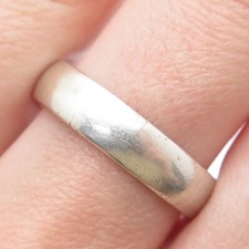 925 Sterling Silver Vintage MDSY Classic Wedding Band Ring Size 9.75
