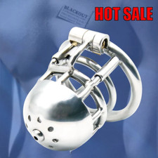 Ventilate Stainless Steel Metal Male Chastity Device Peni Rings Chastity Cage