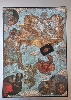 Elden Ring map of The Lands Between(Large) Style 2