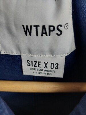 Wtaps Unisex Blue Mix, Shirt Style Jacket Size X 03 (200-19) | eBay