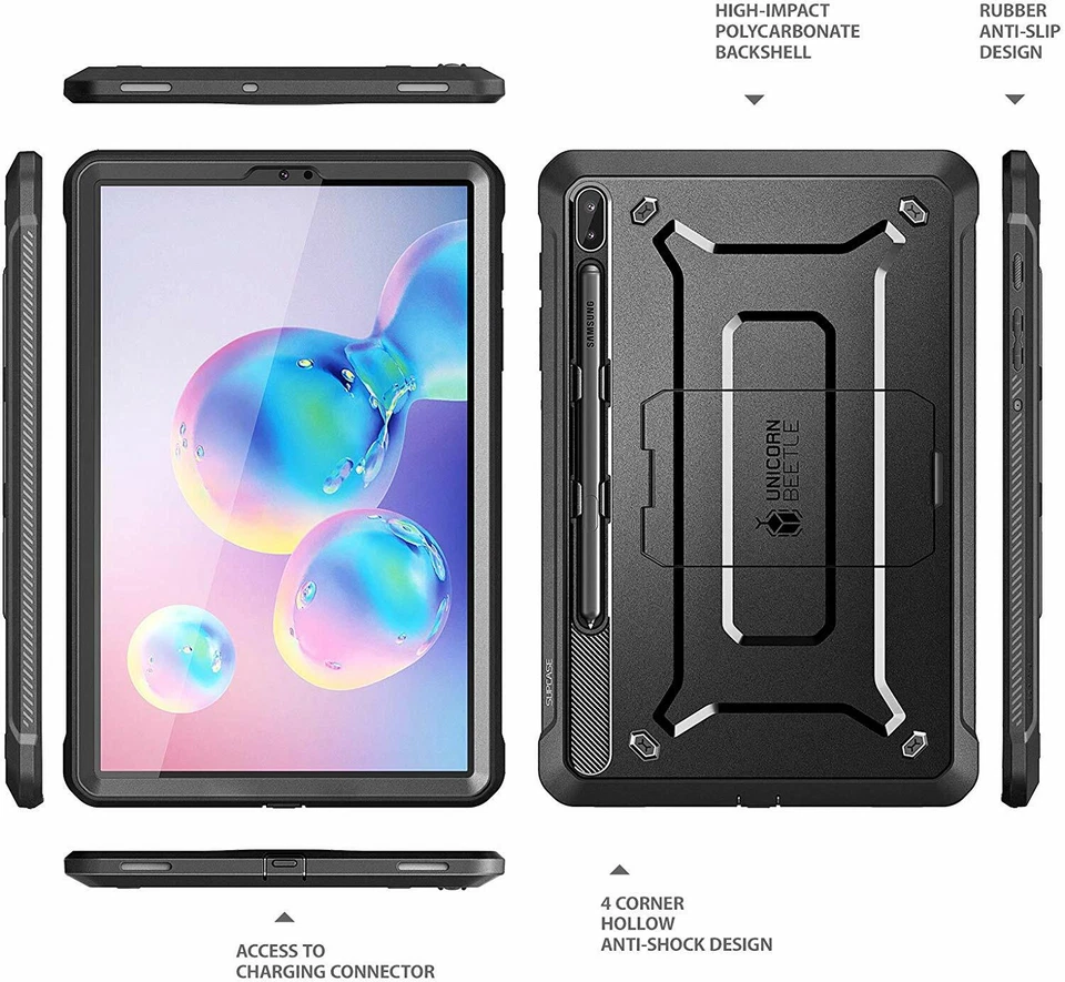For Samsung Galaxy Tab S6 10.5" SUPCASE Kickstand Case Multi-layer Screen Cover - Image 4 of 4
