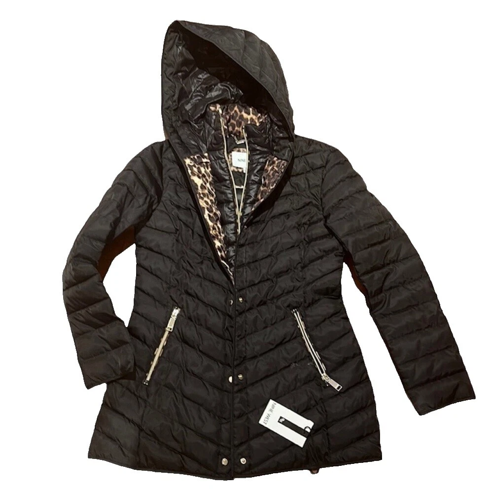 Nine West 黑色纯色外套、夹克、背心女