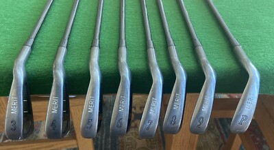 Merit GC-1 Iron Set ⛳ 3-PW (8 clubs) Cavity Backs Graphite Shafts