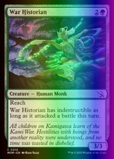 MTG Magic the Gathering War Historian (214/548) March of the Machine LP FOIL