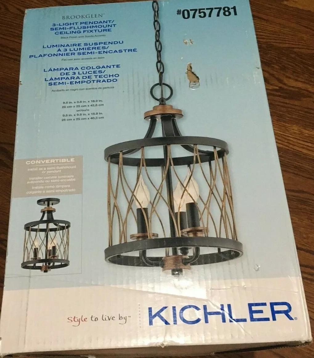 Kichler convertible on sale drum pendant