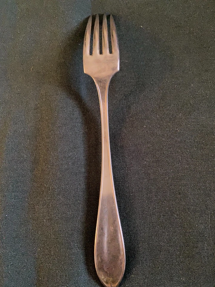 Community Silver Plate Dinner Fork - 1910 Sheraton Pattern - Monogrammed - Image 4 of 4