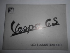 LIBRETTO USO E MANUTENZIONE PIAGGIO VESPA 150 GS