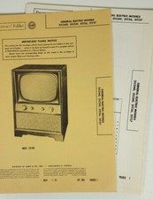 Set 264 Folder 7 Sams Photofact Rare Vintage General Electric GE
