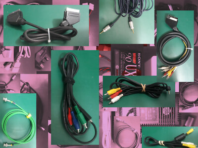 Audio Video Leitung Kabel Scart VMC 30VC Stereo 3,5mm BNC RCA Phono VHS Kamera POST
