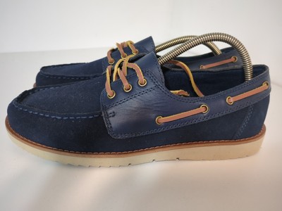 Lands' End dunkelblau Bootsschuh Wildleder UK Größe 8,5