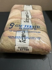 Ice Yarns 4 Skein 100gr Angora Active Pink Shades Camel Cream New