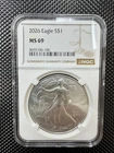 New Listing2026 (W) $1 1-oz American Silver Eagle NGC MS69 Brown Label