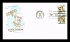 US COVER OCTAVE CHANUTE AVIATION PIONEER AIR MAIL FDC COMBO HF CACHET