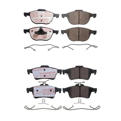 PowerStop Front Rear Carbon Fiber Ceramic Disc Brake Pad Kit For 5 C70 C-Max V50