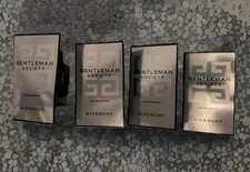 Givenchy Gentlemen Society Eau De Parfum Travel Spray .03 Fl Oz  Lot Of 4