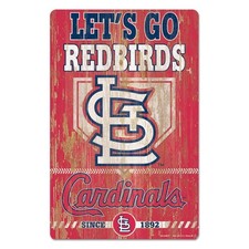 MLB St. Louis Cardinals 11-By-17-Inch Killen Print Wood Sign