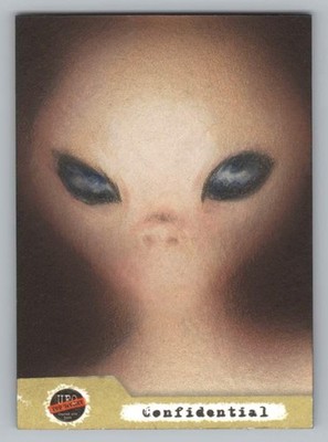 UFO: 2 Alien Archives. Huy Truong Alien Sketch Card. Long Dog Cards 2025