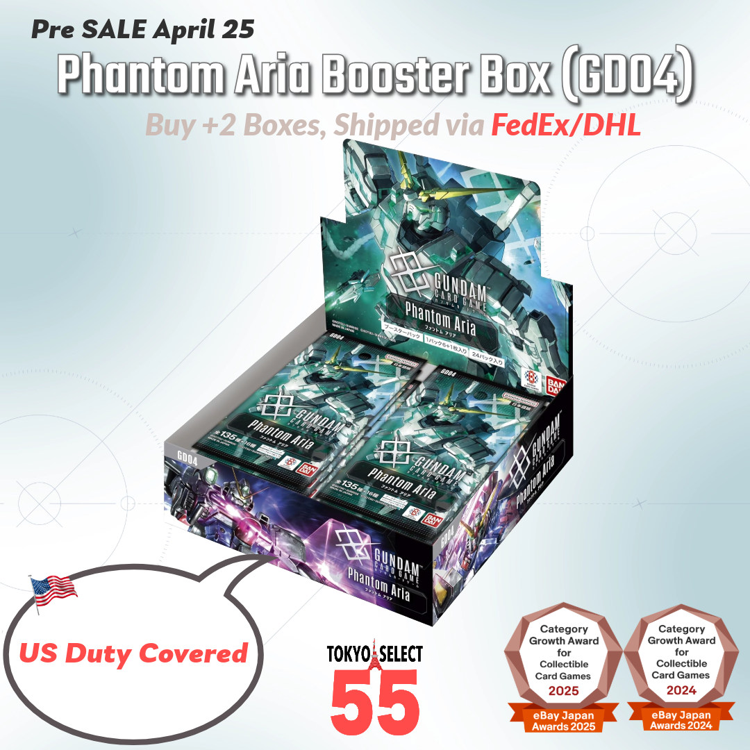 Gundam Card Game Phantom Aria Booster Box GD04 Japanese Factory