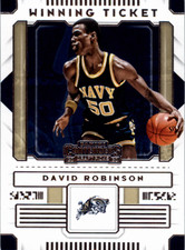 David Robinson 2020-21 Contenders Draft Picks Winning Tickets #38 Navy Spurs HOF