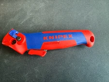 KNIPEX 16 50 145 SB Stripping Knife with Sliding Shoe and Ratchet Function NEW