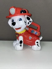 Vtech Paw Patrol TREAT TIME MARSHALL w Alphabet Bones! 2016 WORKS! NICE Nick Jr