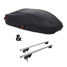 Für Renault Laguna Grand Tour II Typ KG - Dachträger Menabo & Dachbox Spark 320