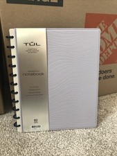 TUL Custom Note-Taking System Discbound Leather Notebook, Letter Size, Purple