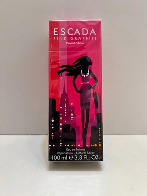 Escada Pink Graffiti Limited Edition 3.3 / 3.4oz- 100ml EDT Spray / NIB / Rare
