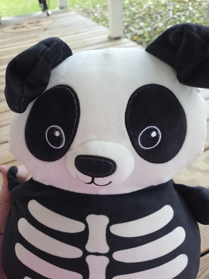 Animal Adventure Skeleton Plush Panda Bear - Halloween 9in - Image 4 of 4