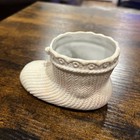 Vintage Porcelain Baby Bootie Planter, Occupied Japan — photo 3