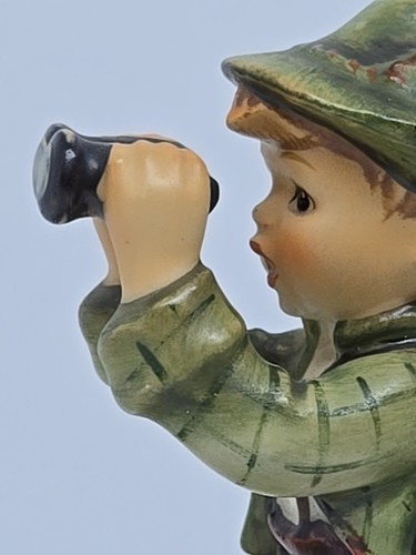 Vintage Hummel "Good Hunting!" #808 Hum 307 TMK-7 Goebel Figurine Boy & Bunny - Picture 13 of 23